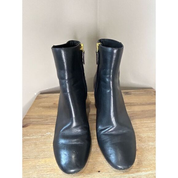 TORY BURCH BROOKE LEATHER ANKLE BOOTS - Picture 5 of 11